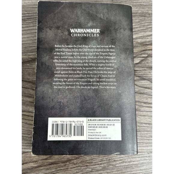 Warhammer‎ Chronicles: The Legend of Sigmar by Graham McNeill (2017, Paperback) - Picture 10 of 16